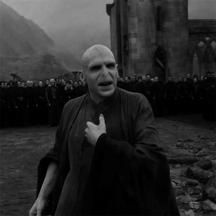 Ralph Fiennes, mint Voldemort a Harry Potter filmekből