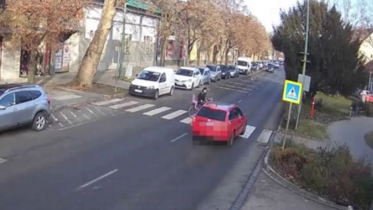Majdnem elütött egy gyalogost, majd elhajtott egy autós