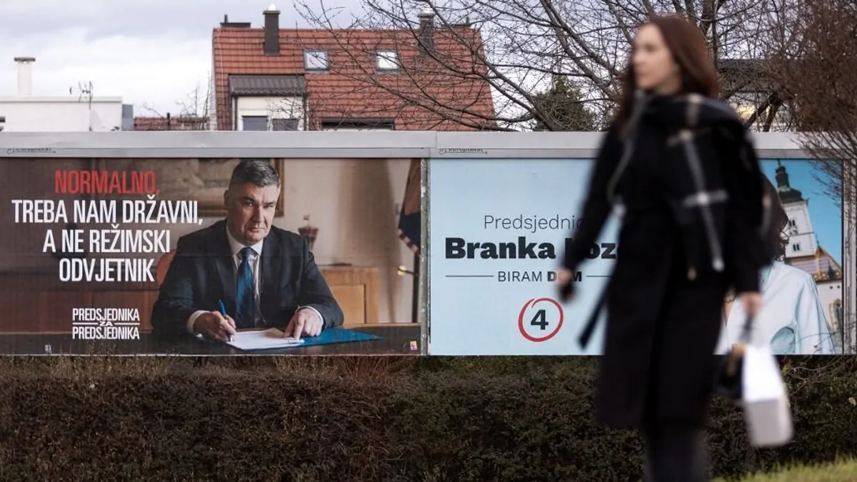 Már zajlik az elnökválasztás második fordulója Horvátországban