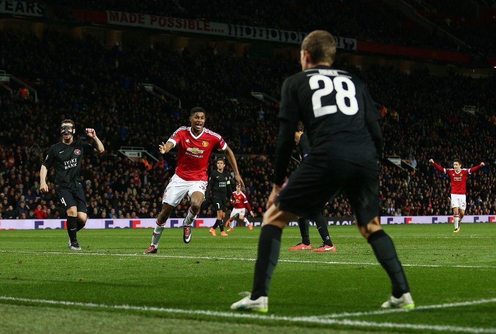 FOOTBALL - EUROPA LEAGUE - MANCHESTER UNITED v MIDTJYLLAND, MARCUS RASHFORD