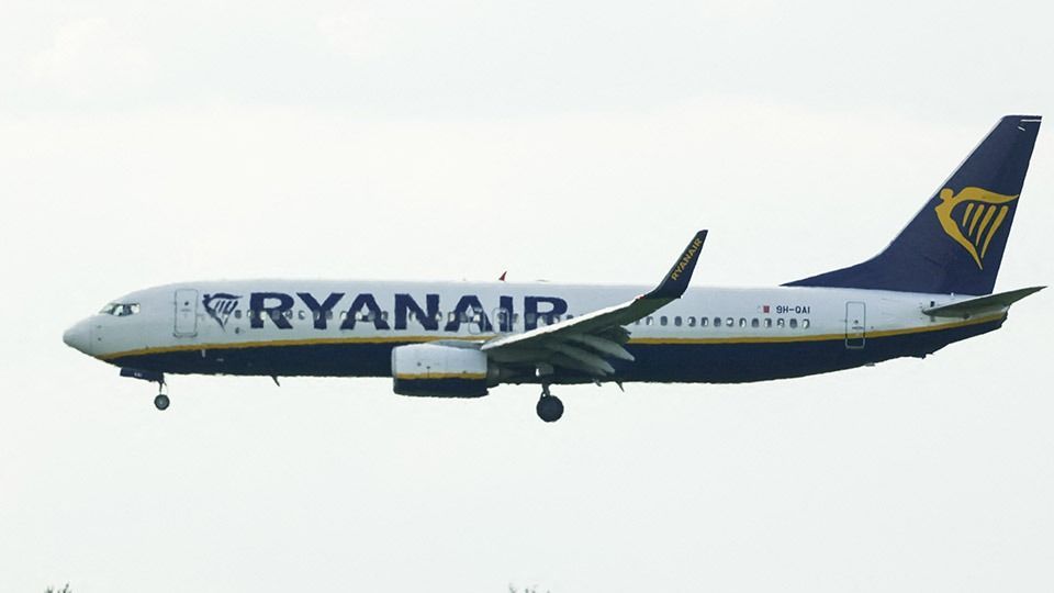 Ryanair, légitársaság, repülőgép, Ryanairrepülőgép