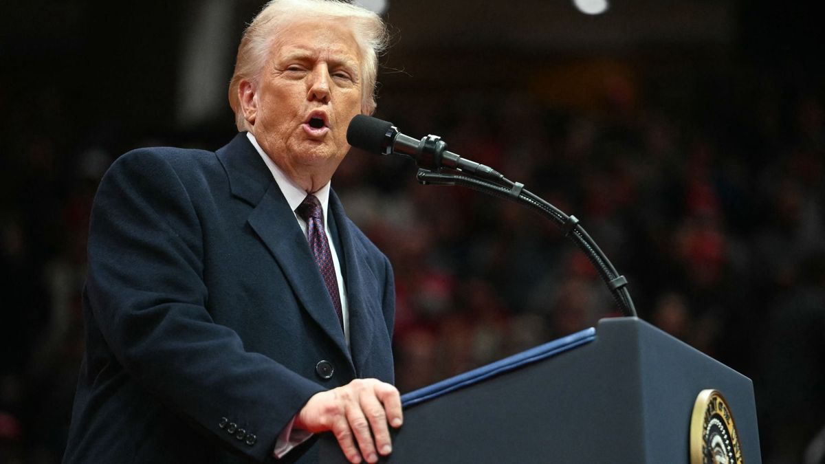 Donald Trump, DonaldTrump, az Amerikai Egyesült Államok elnöke, beiktatás, Capital One Arena, CapitalOneArena, 2025.01.21.