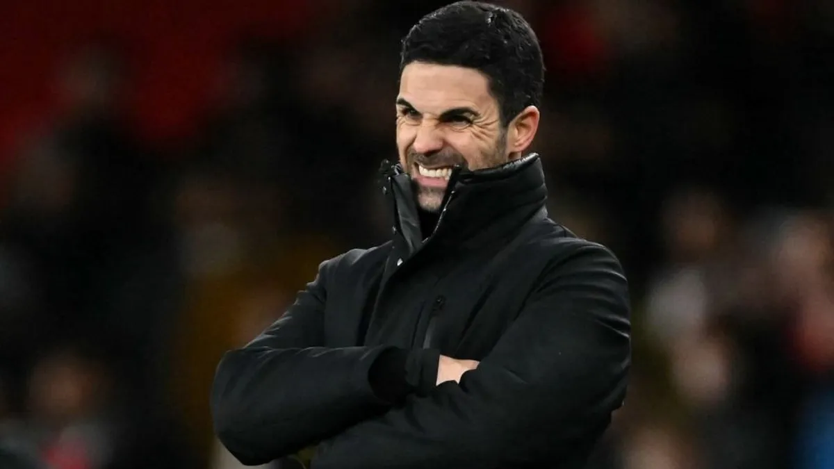 A Manchester United megalázta az Arsenalt edző Mikel Artetát