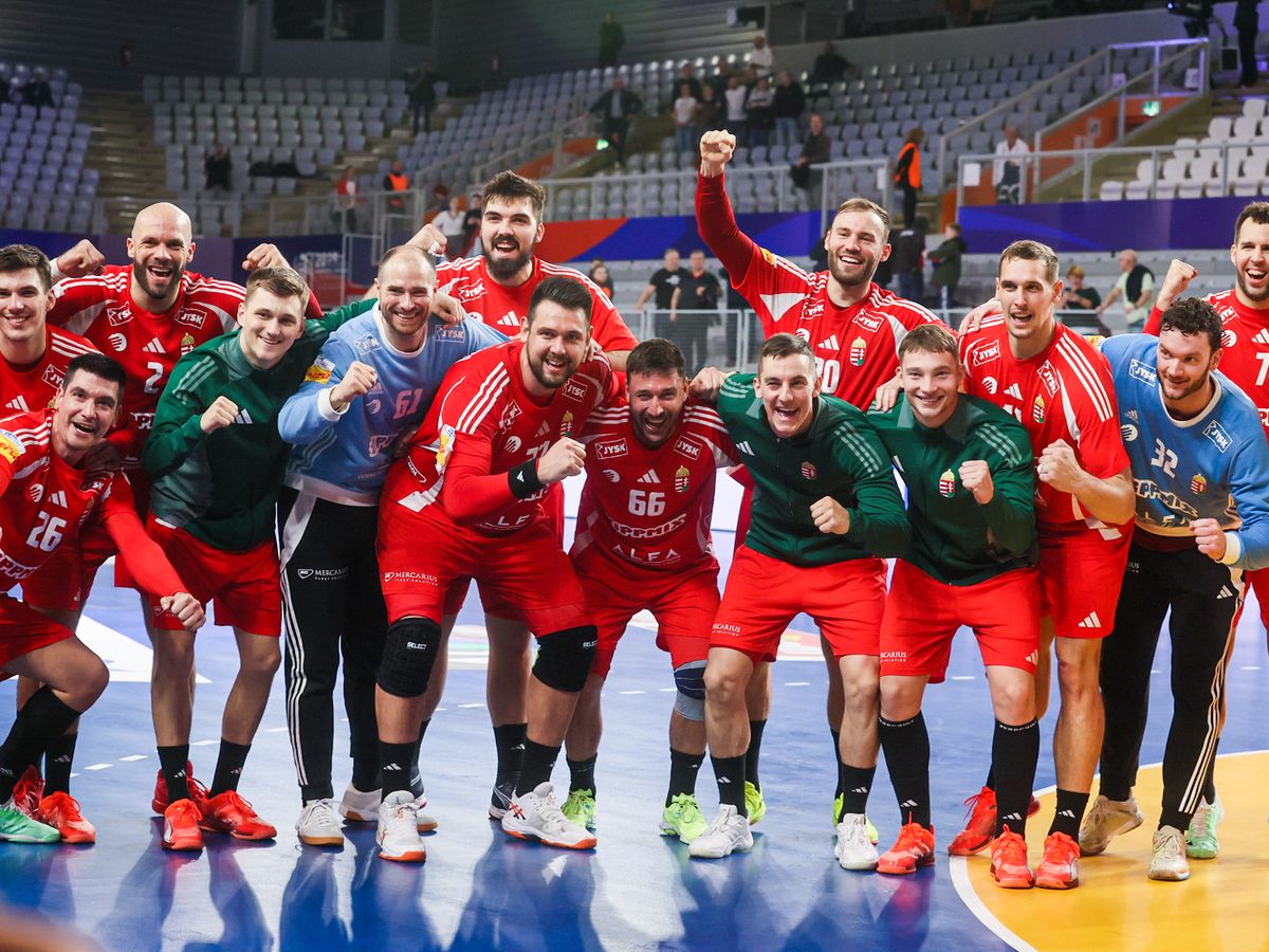 Magyarország - Ausztria, kézilabda VB, kézilabdaVB2025, 29. férfi kézilabda-világbajnokság, 2025-ös férfi kézilabda-világbajnokság, középdöntő, Varasd Aréna, Horvátország, 2025.01.23.