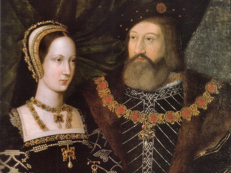 Jane Grey nagyszülei: Tudor Mária özvegy francia királyné, angol hercegnő és Charles Brandon, Suffolk hercege