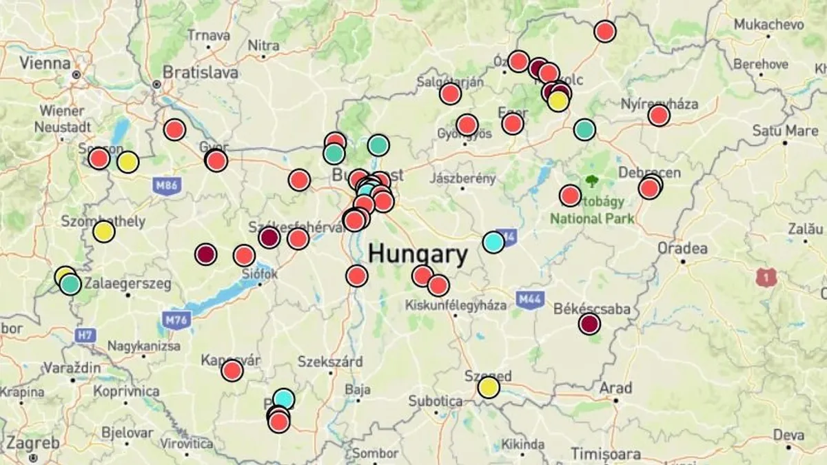 Egyre több helyen veszélyes a levegő minősége Magyarországon