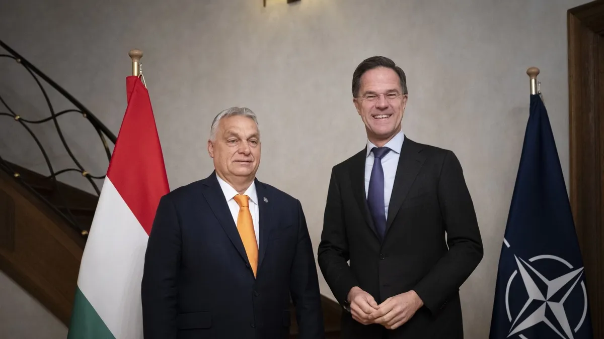 Mark Rutte: Jó volt látni Orbán Viktor kormányfőt