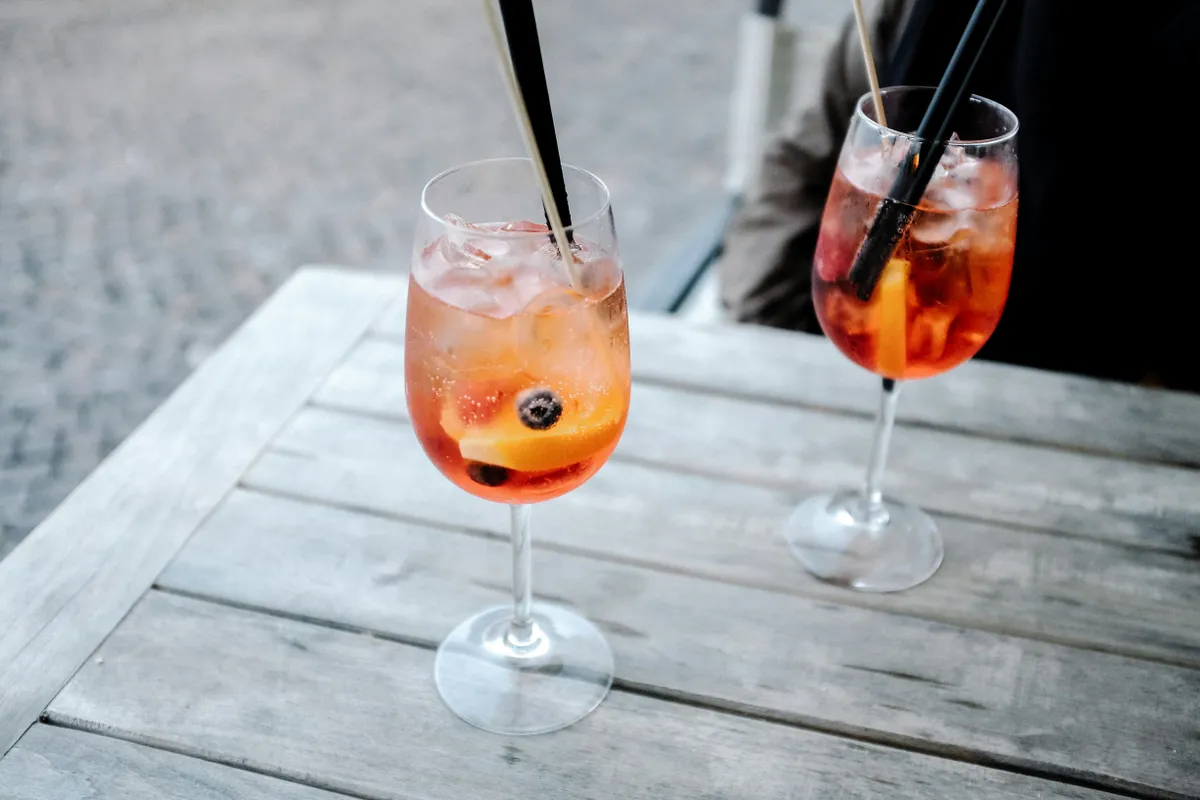 alkohol, koktél, bár, aperol