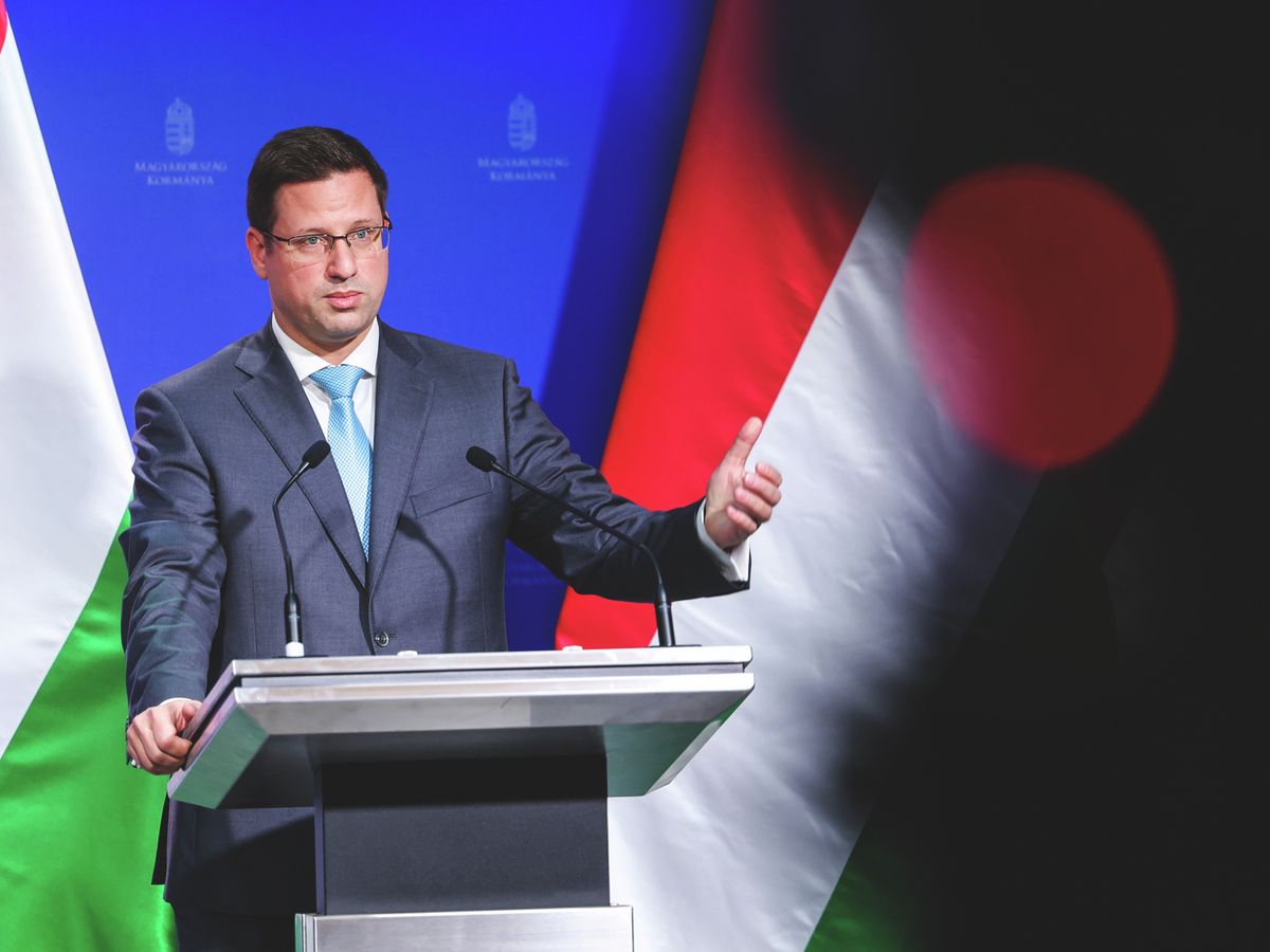 Kormányinfó, Kormányinfó2025.02.06., Gulyás Gergely Miniszterelnökséget vezető miniszter, Vitályos Eszter kormányszóvivő, GulyásGergely, VitályosEszter, sajtótájékoztató, Kormányinfósajtótájékoztató,