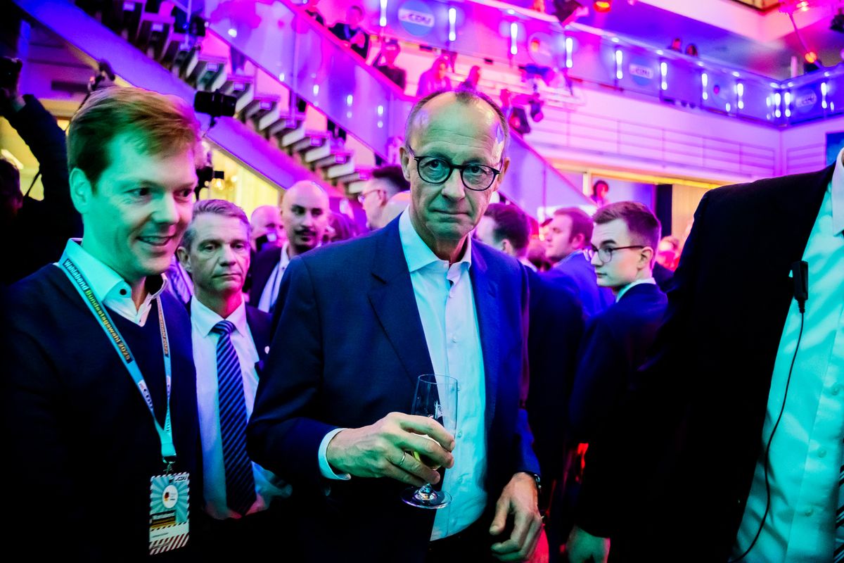 Bundestag election - CDU election party