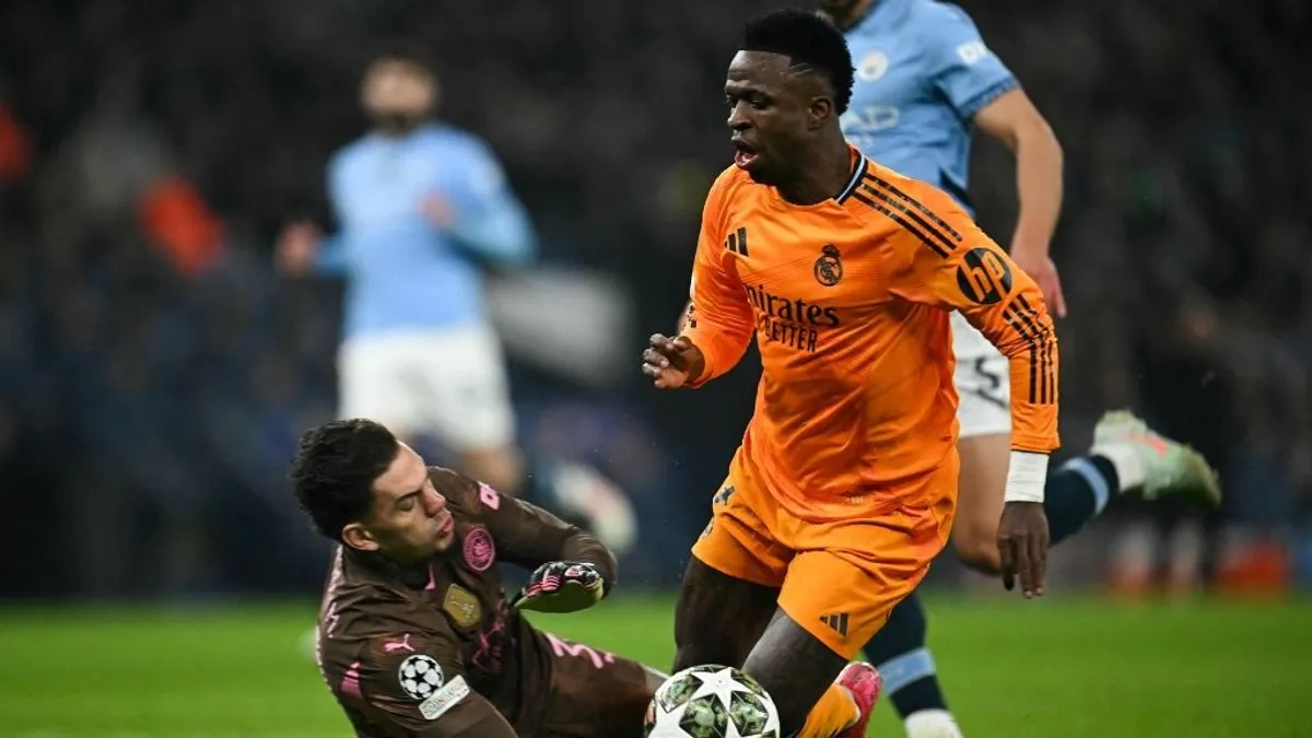 Vinícius Júniort gúnyolták a Manchester City szurkolói - kép