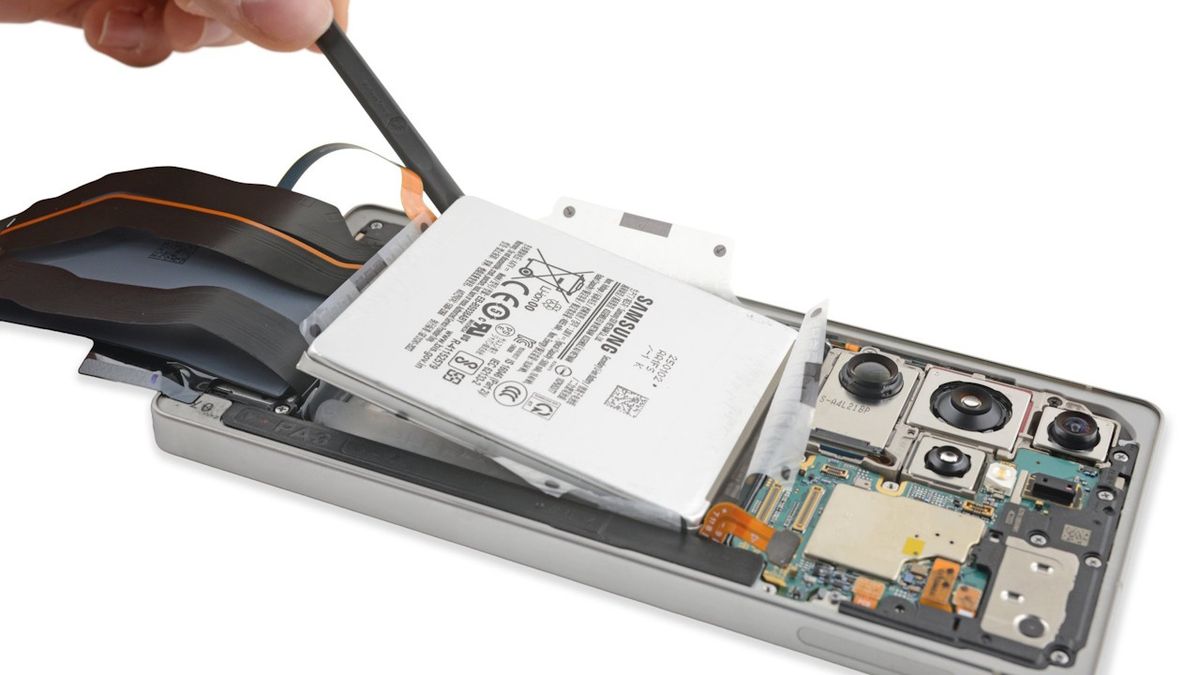 ifixit samsung galaxy s25 ultra szervizelés szerelés akku akkumulátor javítás repair