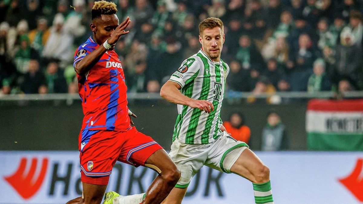 Ferencvárosi TC - Plzen, Európa-liga labdarúgó mérkőzés, FerencvárosiTCPlzen,
2025.02.13.
