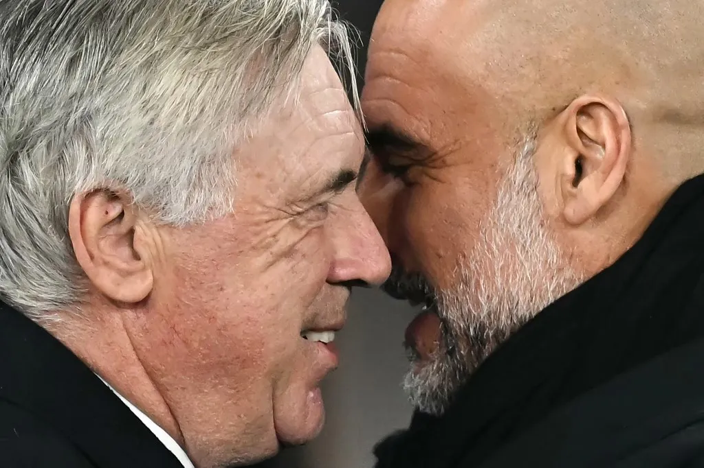 Pep Guardiola, Carlo Ancelotti, Real Madrid, Manchester City, Bajnokok Ligája