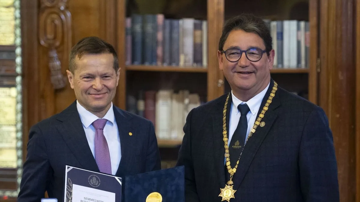 Krausz Ferenc Nobel-díjas fizikus vehette át a Semmelweis Budapest Award-díjat - fotó