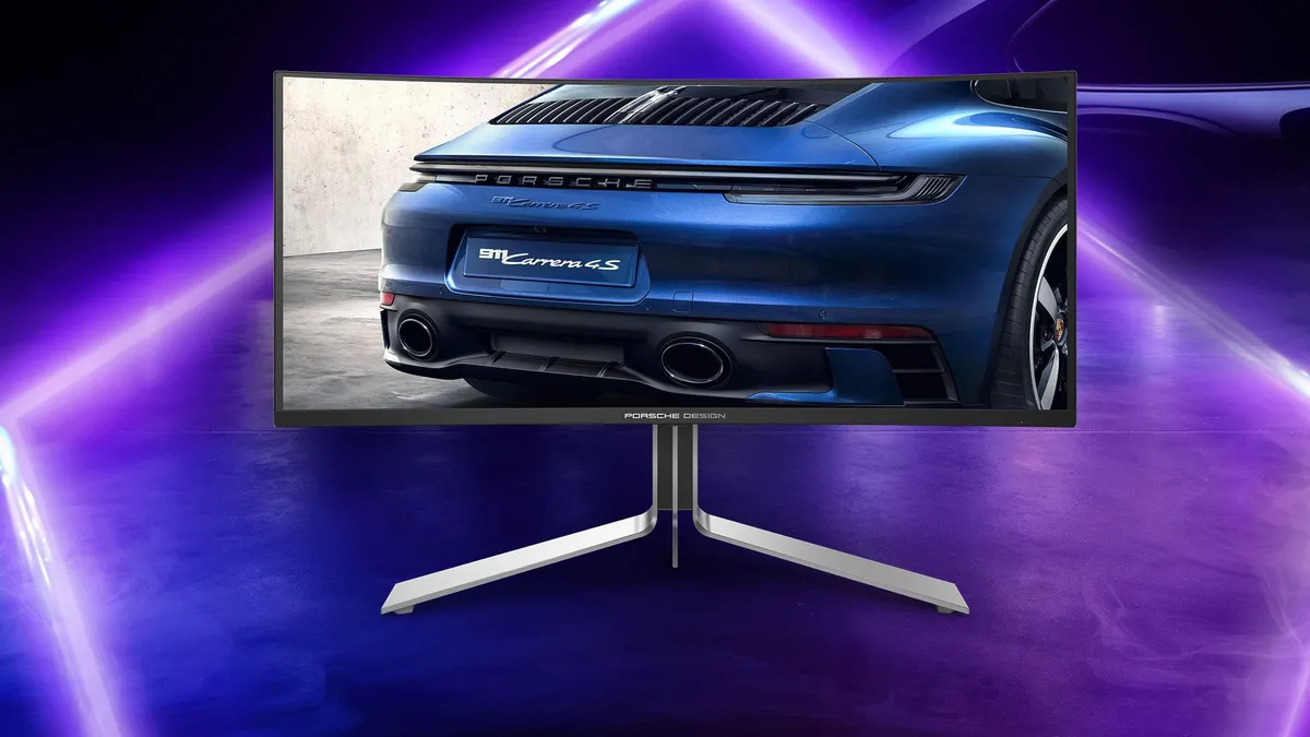 Az AOC Porsche monitora igazi luxustermék lett.