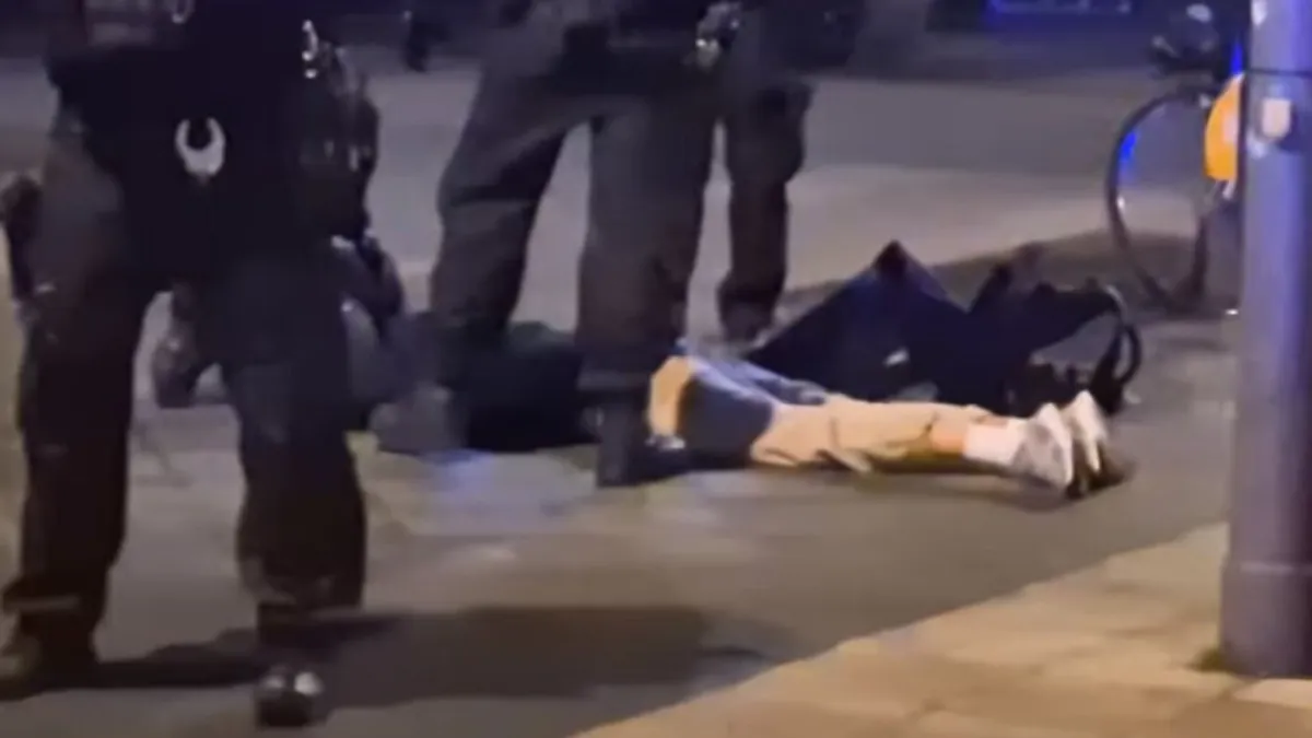 Drámai videón a berlini késelés gyanúsítottjának elfogása