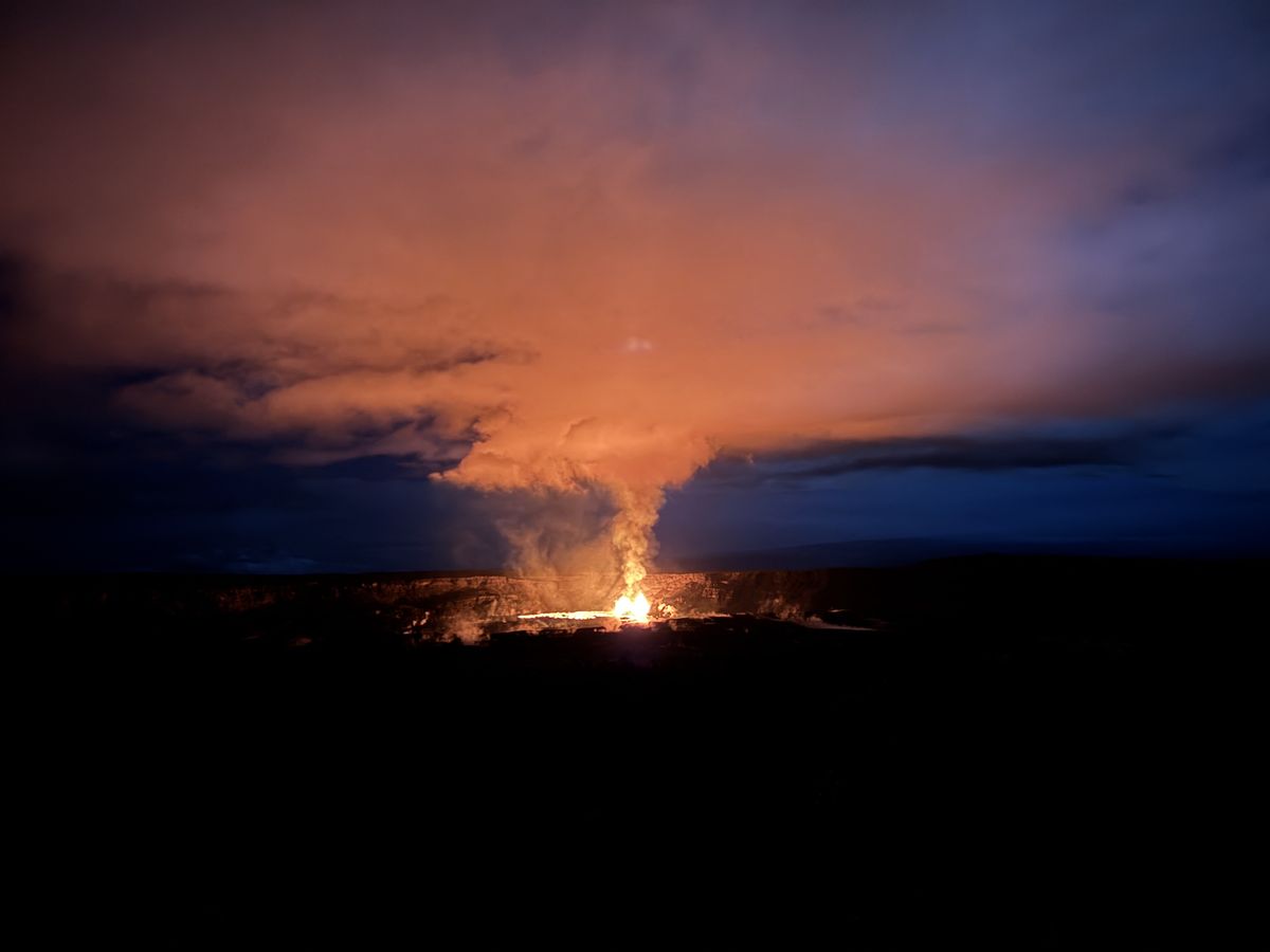 The summit eruption at Kilauea volcano