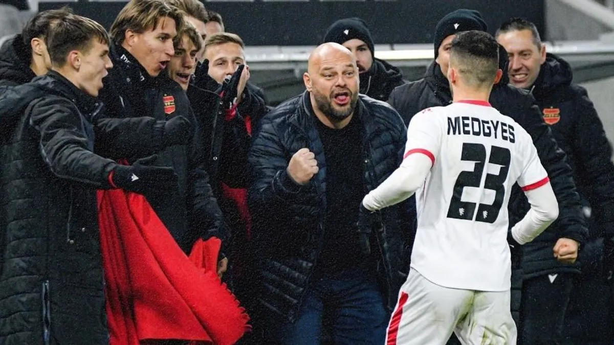 „Mintha egy utolsó falusi csapat lennénk" - kiborult a Honvéd edzője