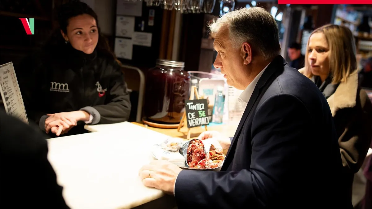 Orbán Viktor megérkezett Madridba, nem akárhova vezetett az első útja - fotó