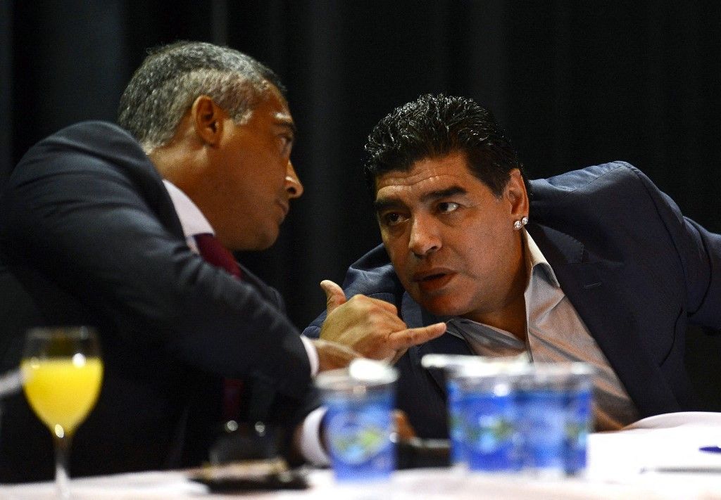 Romário, Diego Maradona