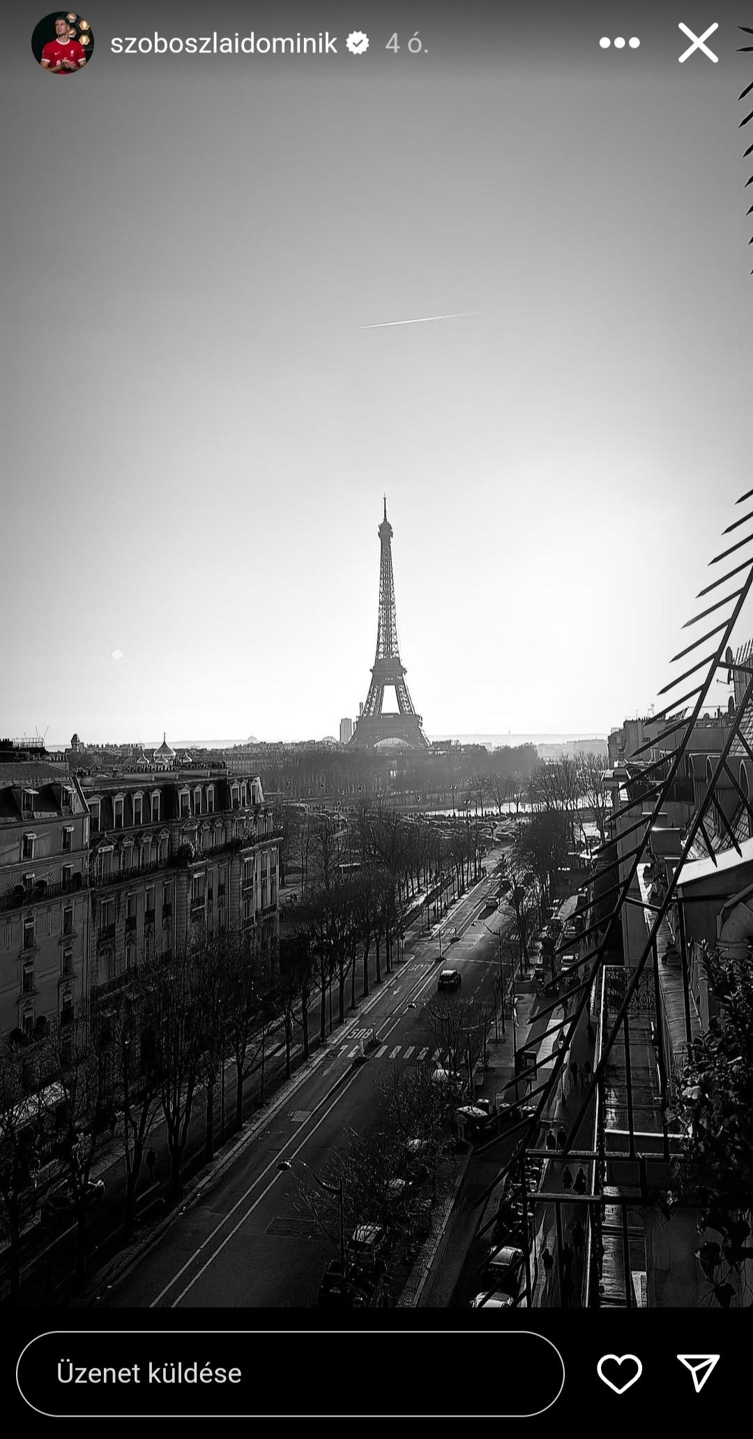 Szoboszlai Dominik, Buzsik Borka, Párizs, Eiffel-torony