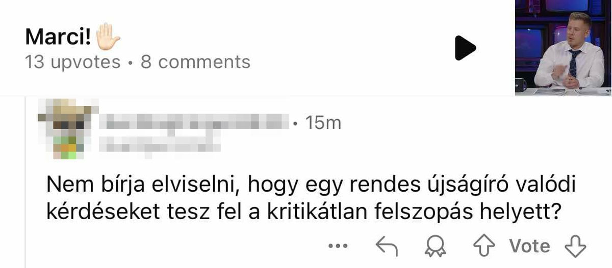 Magyar Péter, MagyarPéter, Tisza Párt, TiszaPárt, interjú, komment, kommentek