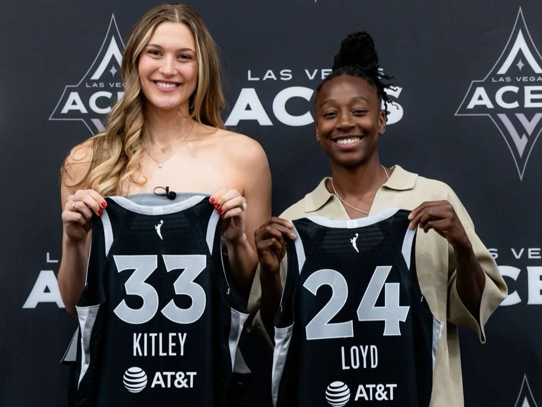 Elizabeth Kitley, kosárlabda, Las Vegas Aces, Jewell Loyd, WNBA, meztelen