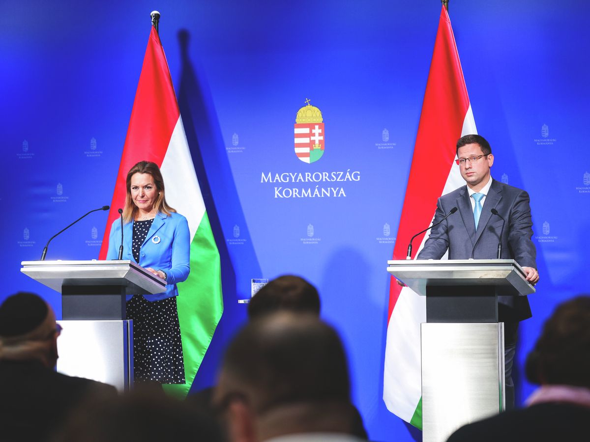 Kormányinfó, Kormányinfó2025.02.06., Gulyás Gergely Miniszterelnökséget vezető miniszter, Vitályos Eszter kormányszóvivő,  GulyásGergely,  VitályosEszter, sajtótájékoztató,   Kormányinfósajtótájékoztató, 