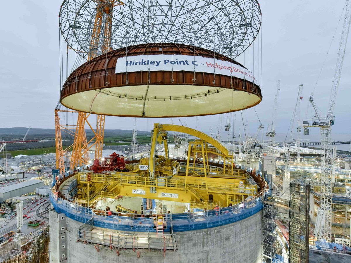 Hinkley Point C, HinkleyPointC, (Photo by Handout / EDF ENGERY / AFP) / RESTRICTED TO EDITORIAL USE - MANDATORY CREDIT "AFP PHOTO / " - NO MARKETING NO ADVERTISING CAMPAIGNS - DISTRIBUTED AS A SERVICE TO CLIENTS