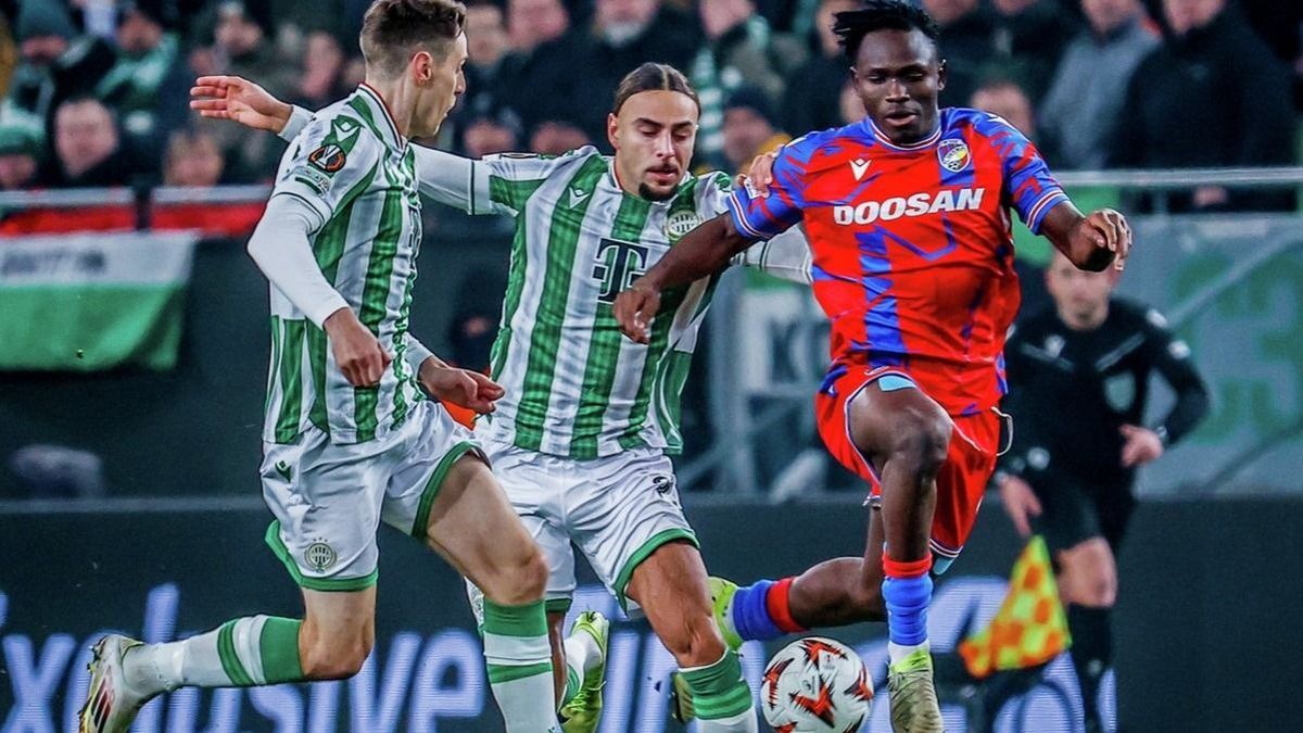 Ferencvárosi TC - Plzen, Európa-liga labdarúgó mérkőzés, FerencvárosiTCPlzen,
2025.02.13., Fradi