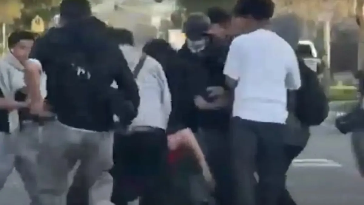 Megrázó felvétel: biciklis tinédzserekből álló banda támadt egy férfira Los Angelesben – videó