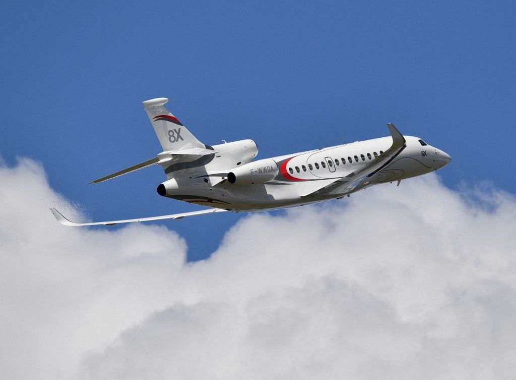 Falcon 8X, repülő, Max Verstappen