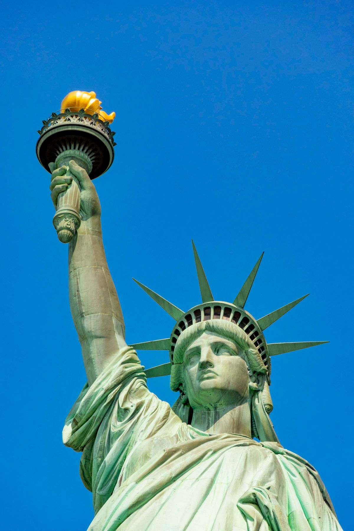 SzabadságszoboNewYork
United States, New York State, New York City, the Statue of Liberty listed as World Heritage by UNESCO (Photo by GARDEL Bertrand / hemis.fr / hemis.fr / Hemis via AFP)
