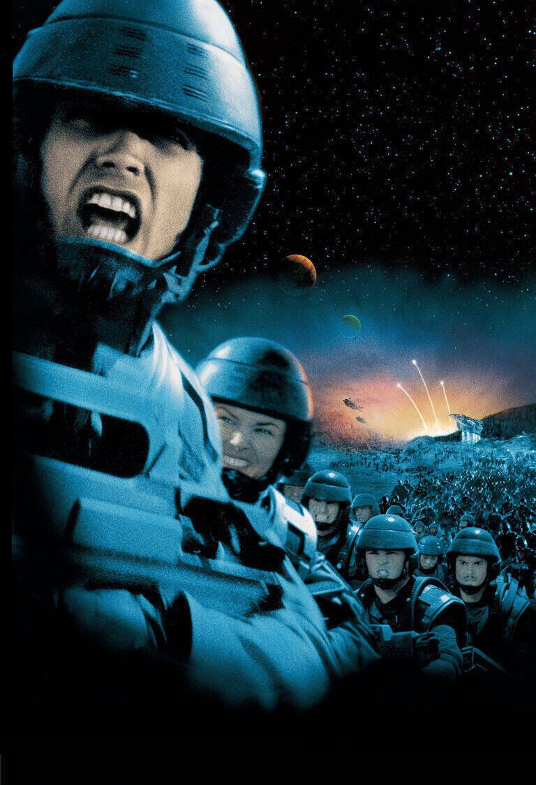 Key Art for 'Starship Troopers.'. Csillagközi invázió