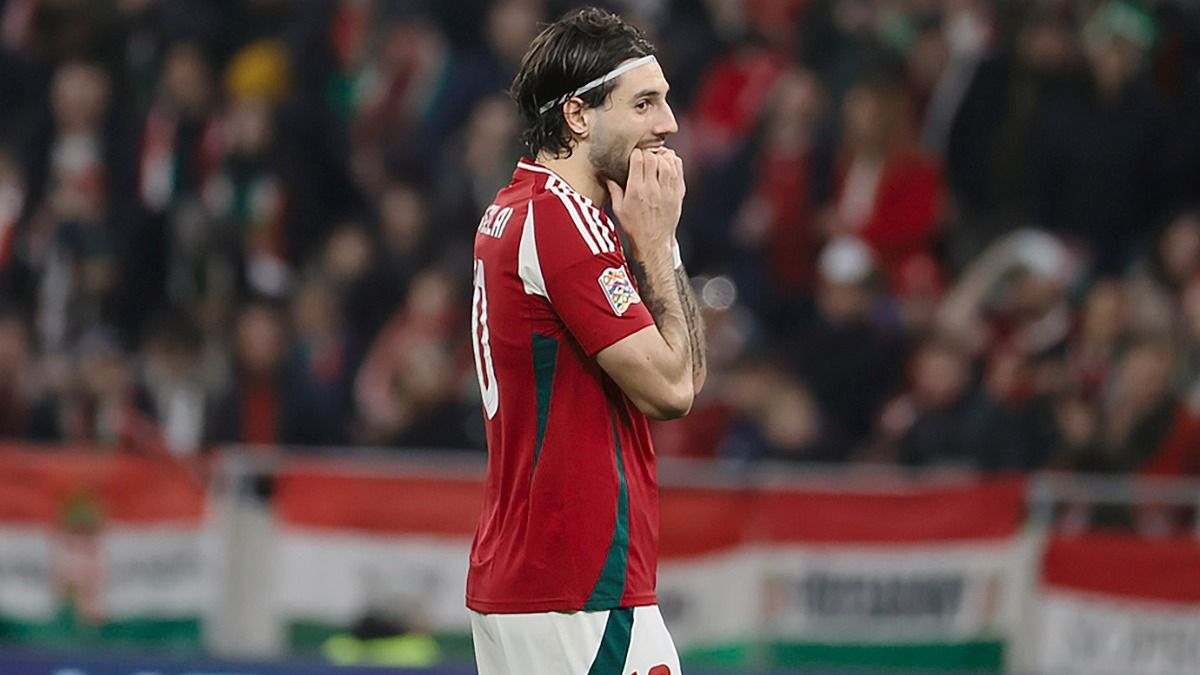 Magyarország - Törökország UEFA Nemzetek Ligája, labdarúgó mérkőzés, futball, foci, Magyar labdarúgó-válogatott, Szoboszlai Dominik, MagyarországTörökországNemzetekLigája, 2025.03.23., Liverpool