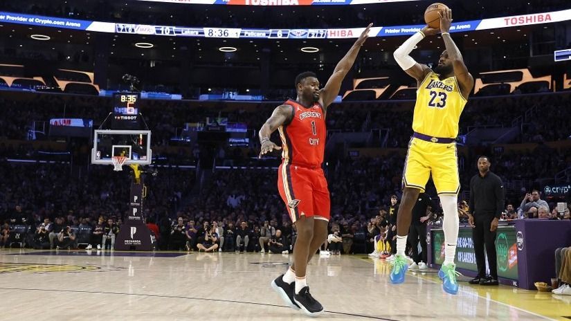 LeBron James, 50000, NBA, kosárlabda, Lakers