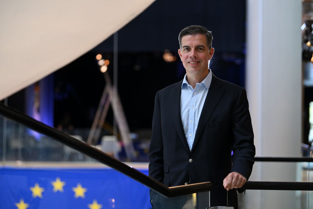 Strasbourg, 2024. július 18.
Gyürk András, a Fidesz EP-képviselője az Európai Parlament strasbourgi épületében 2024. július 18-án.
MTI/Purger Tamás