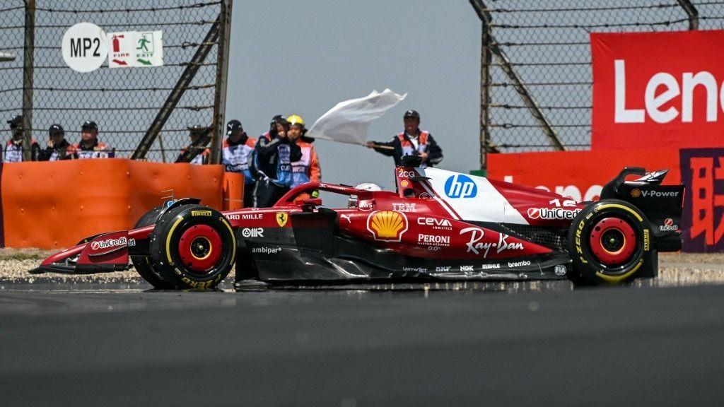 Charles Leclerc, Forma-1, Ferrari, Kínai Nagydíj 2025, spintidőmérő
