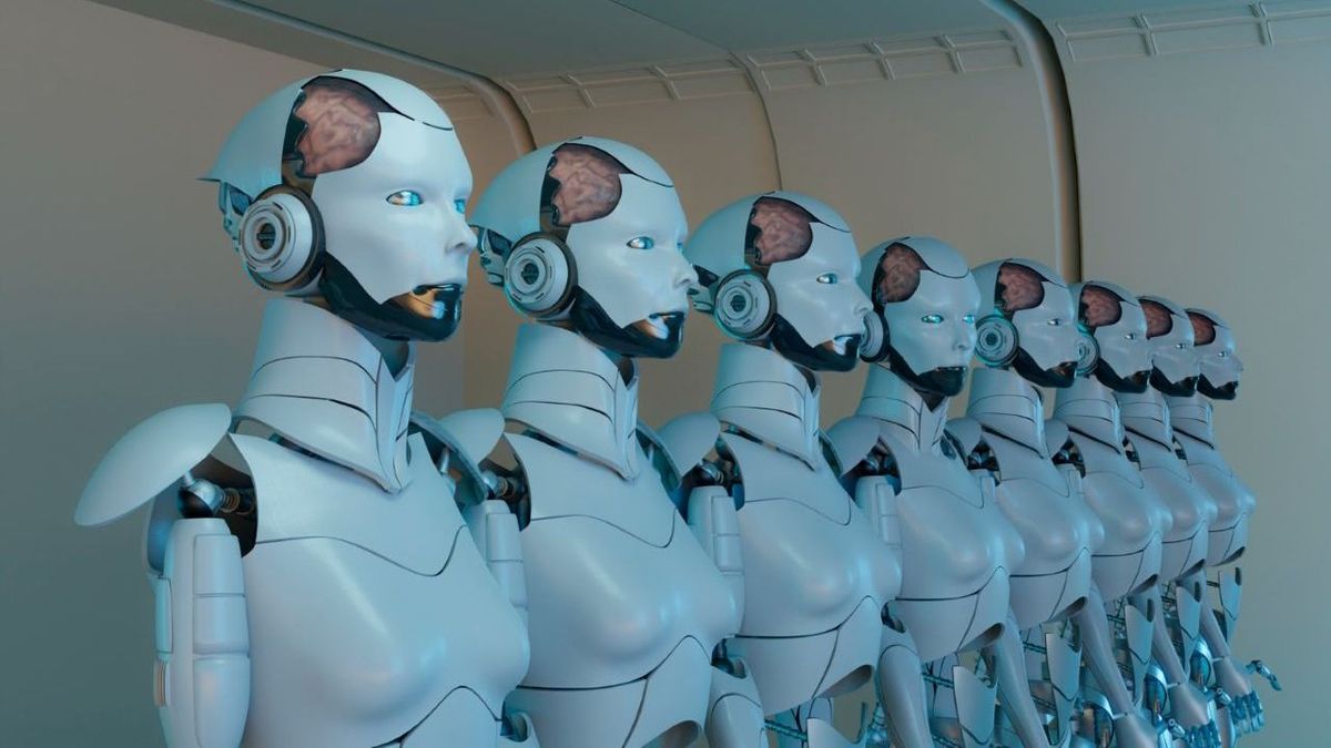 humanoid robot, illusztráció