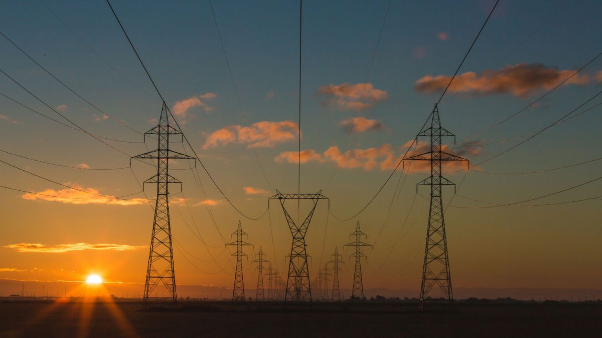 energia, távvezeték, illusztráció