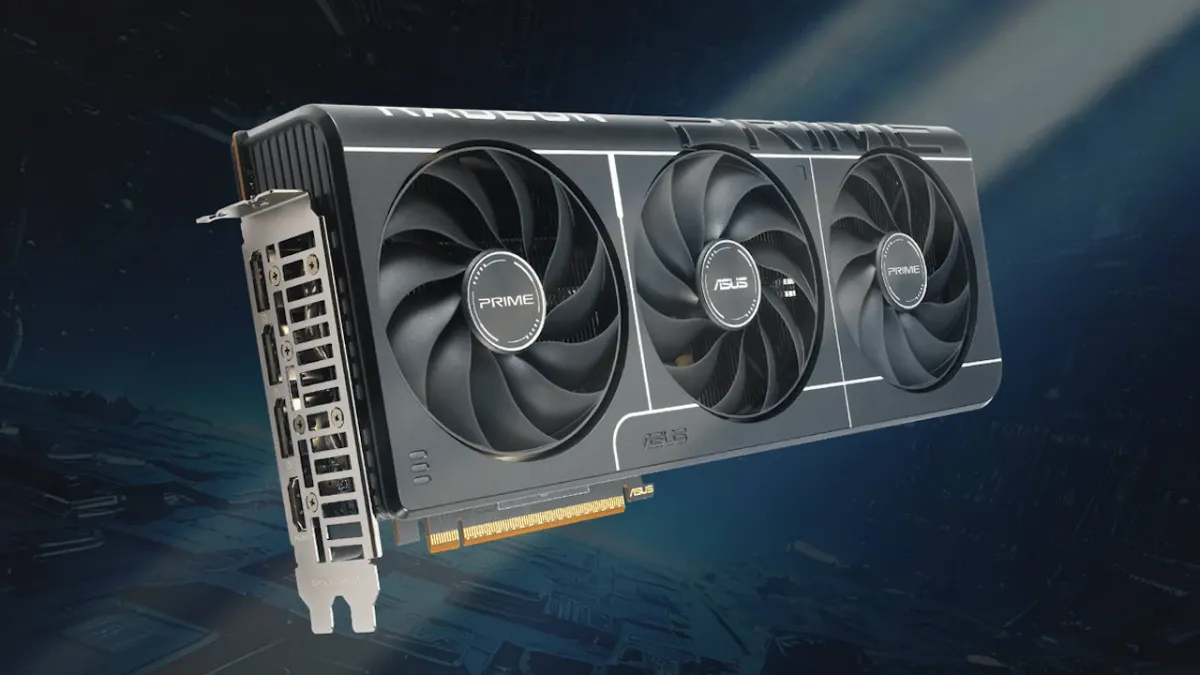 asus prime radeon rx 9070 xt videokártya gamer gaming