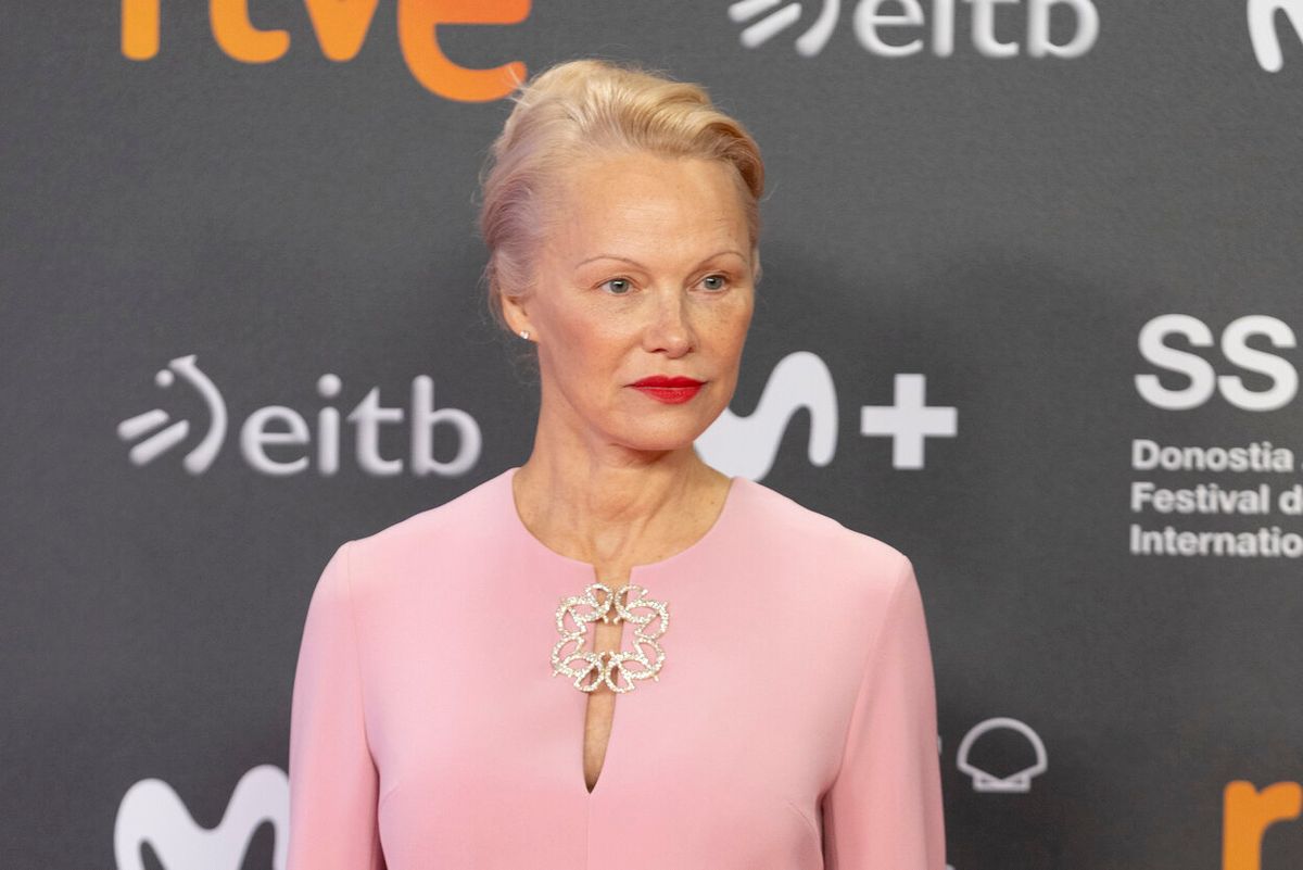 September 27, 2024, Donostia / San Sebastian, Euskadi, Spain: Pamela Anderson attends the Red Carpet of 'The Last Showgirl' during 72nd San Sebastian International Film Festival at Kursaal Palace. (Credit Image: © Nacho Lopez/SOPA Images via ZUMA Press Wire)