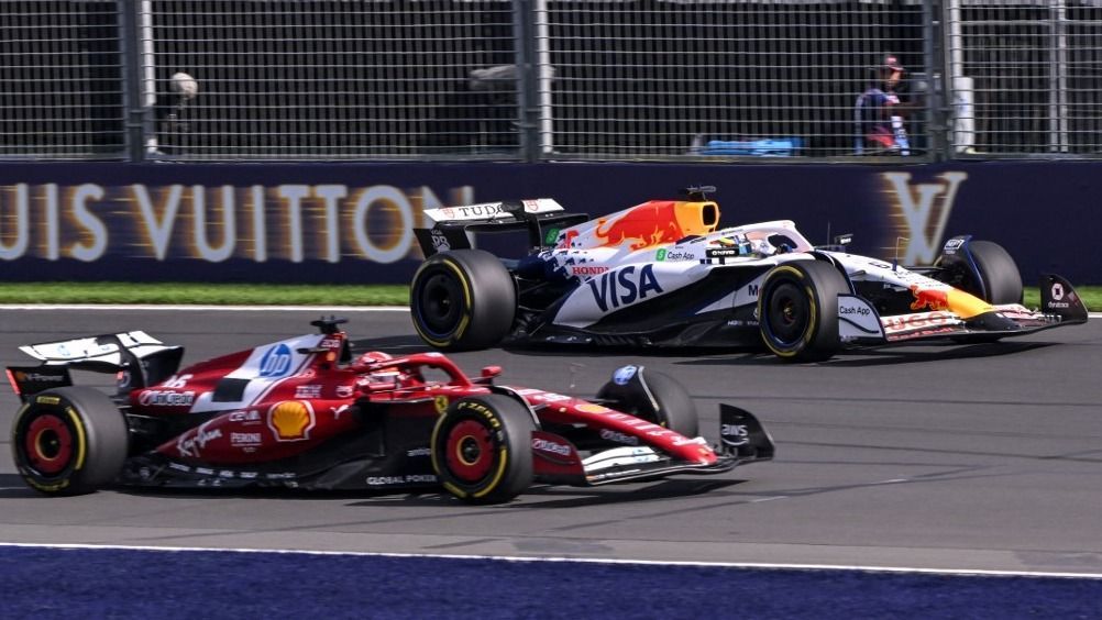 Forma-1, Ausztrál Nagydíj 2025, második szabadedzés, Isack Hadjar, Charles Leclerc