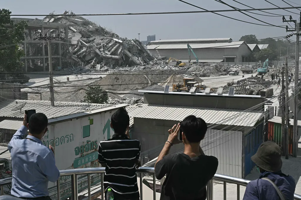 Myanmar earthquake, mianmari földrengés, Thaiföld, 2025. 03. 28.