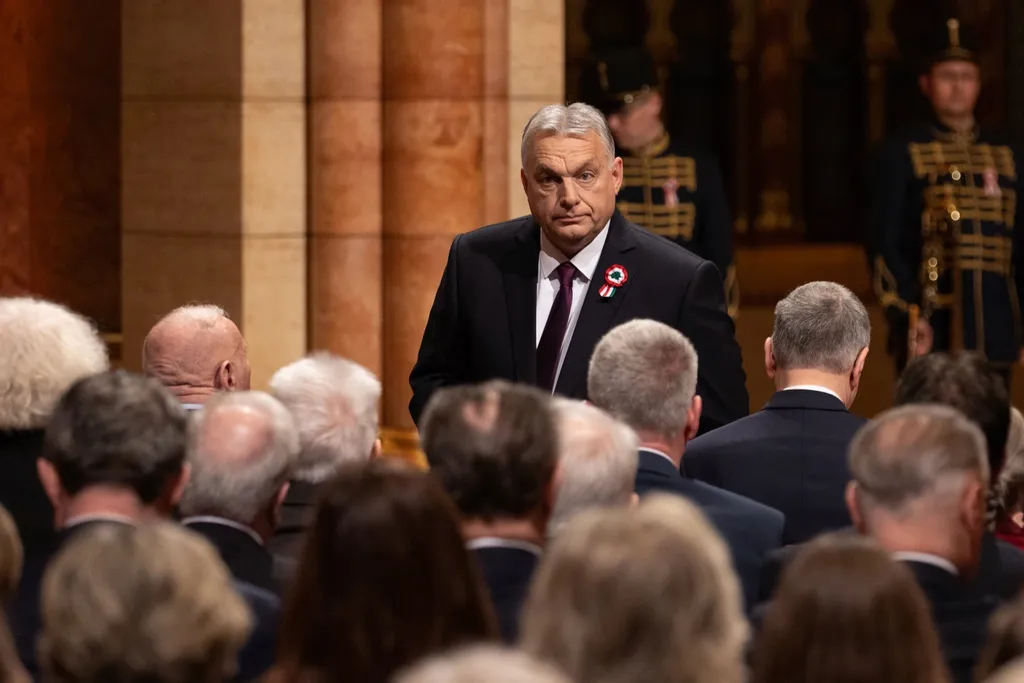 Kossuth- és Széchenyi-díjak ünnepélyes átadása, KossuthésSzéchenyidíjak, Március 15. nemzeti ünnep, Országház, kupolaterem, Parlament, 2025.03.14.