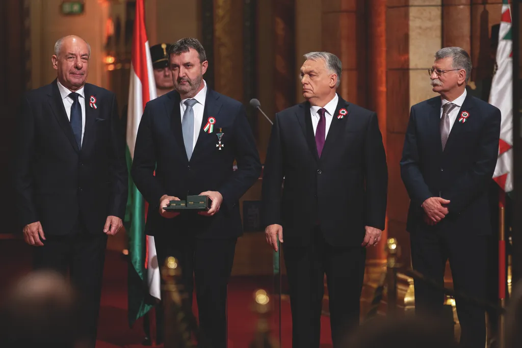 Kossuth- és Széchenyi-díjak ünnepélyes átadása, KossuthésSzéchenyidíjak, Március 15. nemzeti ünnep, Országház, kupolaterem, Parlament, 2025.03.14.