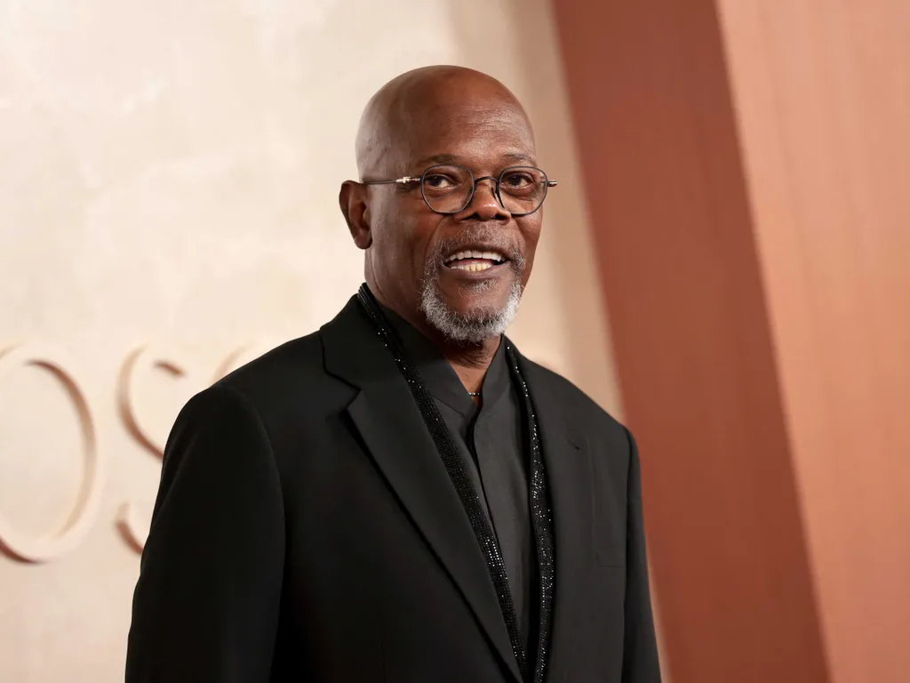 97. Oscar-gála, 97.Oscar-gála,  Oscar-gála,  Oscar-gála2025,  Oscar-díj, film, díjátadó, HOLLYWOOD, CALIFORNIA - MARCH 02: Samuel L. Jackson attends the 97th Annual Oscars at Dolby Theatre on March 02, 2025 in Hollywood, California.   Monica Schip