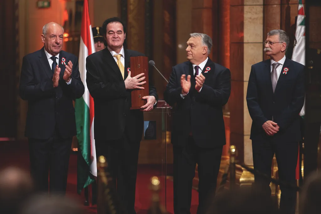 Kossuth- és Széchenyi-díjak ünnepélyes átadása, KossuthésSzéchenyidíjak, Március 15. nemzeti ünnep, Országház, kupolaterem, Parlament, 2025.03.14.
