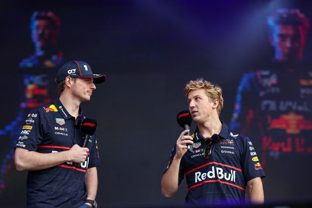 Max Verstappen, Liam Lawson